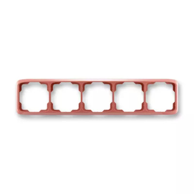 Rám pre elektroinštalačné zariadenia, päťnásobný horizontálny, viacero variantov