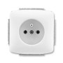 Single socket with protective pin, multiple variants
