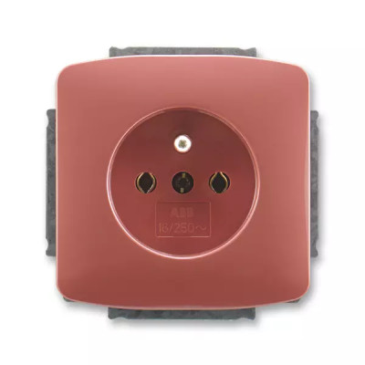 Single socket with protective pin, multiple variants