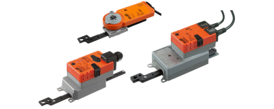 Damper linear actuators