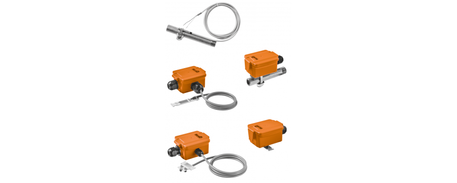 Attached temperature and condensation sensors