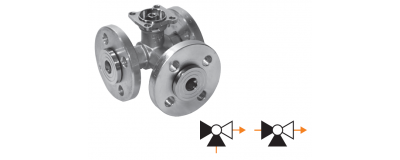 Toggle, flanged, 3-way, T-bore