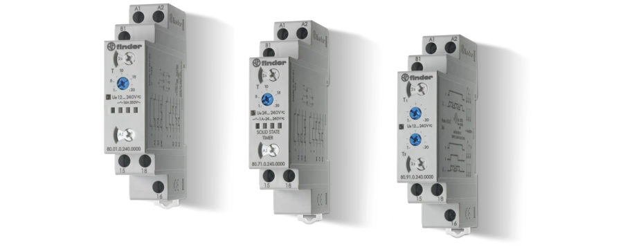 Časové relé 1 - 6 - 8 - 16 A